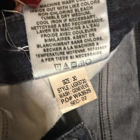 Joe’s Jeans Starlet Fit Size 30 – Geneve Wash Bootcut Denim – Y2K Baddie - Picture 8 of 9